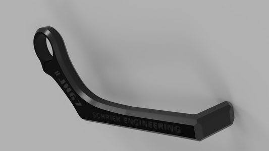 Customizable universal motorcycle brake lever guard (Street)