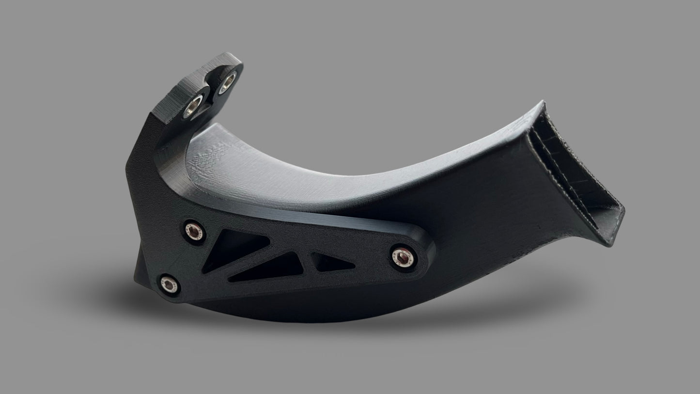 Front brake cooling duct for Ducati motorcycles with axial mounted  brake calipers (Made to order)