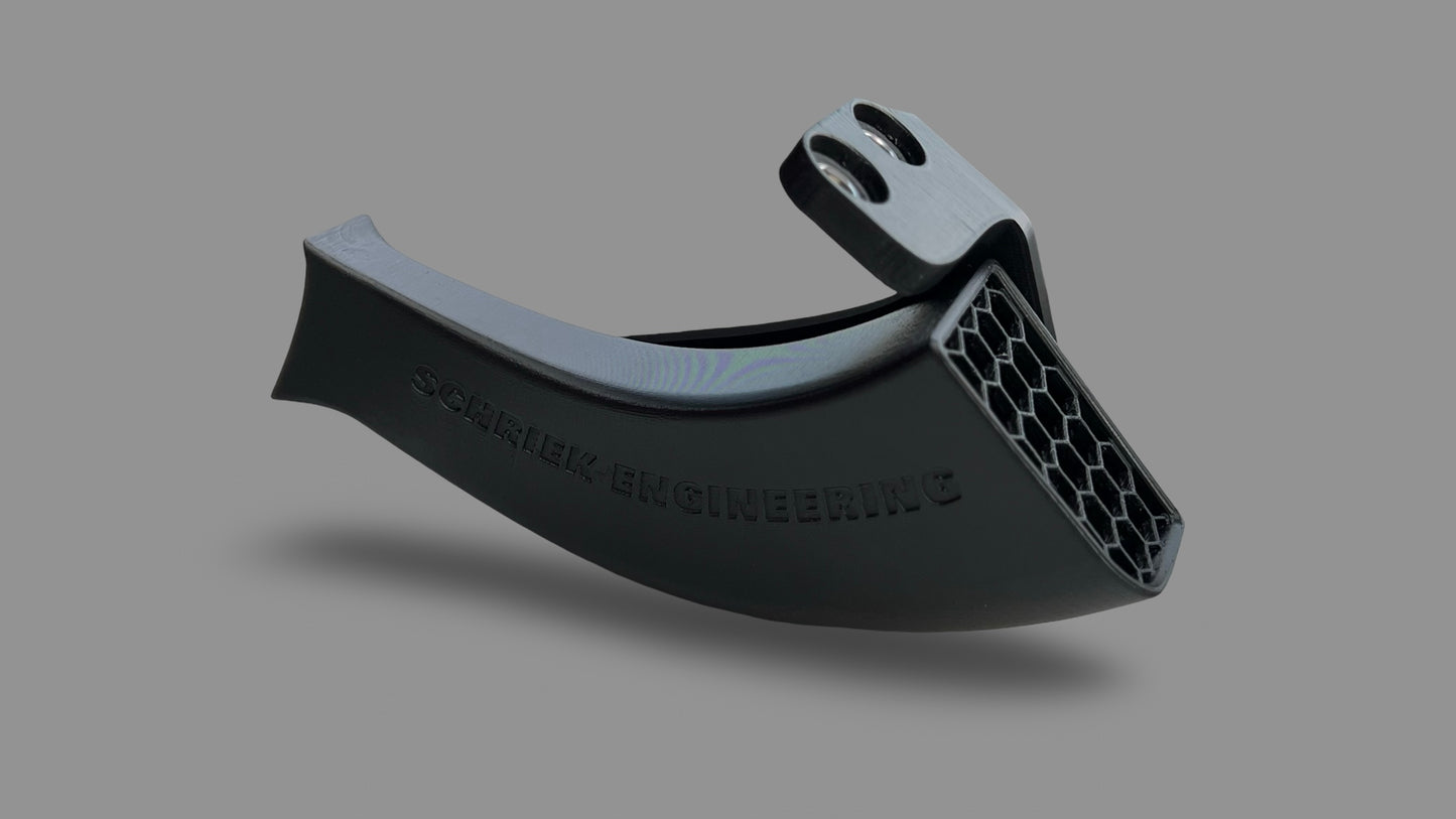 Front brake cooling duct for Ducati motorcycles with axial mounted  brake calipers (Made to order)