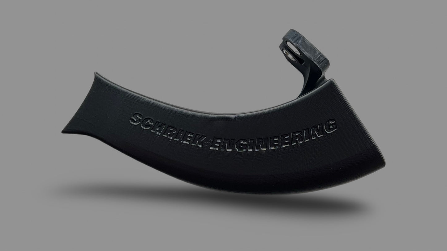 Front brake cooling duct for Ducati motorcycles with axial mounted  brake calipers (Made to order)